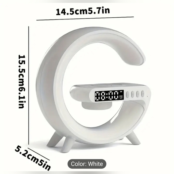 Wireless Sunrise Alarm Speaker with RGB Rhythm Light - Fast Charging T10MIS - Picture 3 of 3